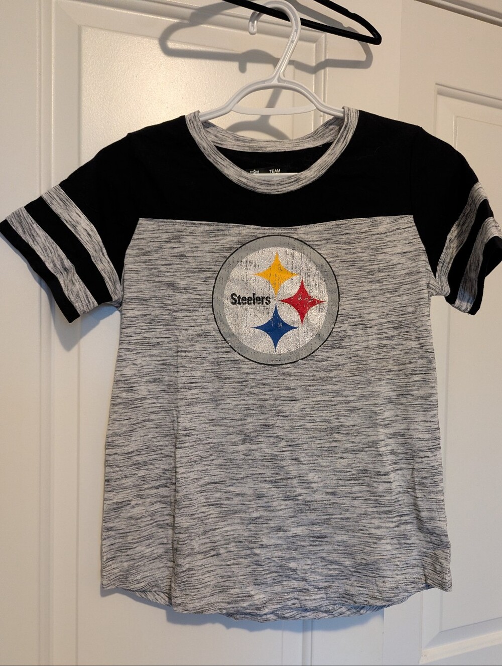 Girl's Short Sleeve Pittsburgh Steelers Tee